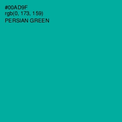 #00AD9F - Persian Green Color Image