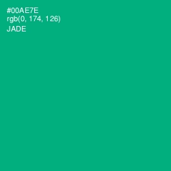 #00AE7E - Jade Color Image