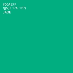 #00AE7F - Jade Color Image