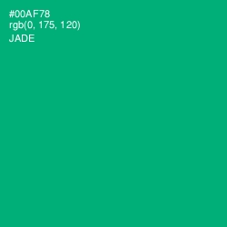 #00AF78 - Jade Color Image