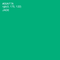 #00AF7A - Jade Color Image