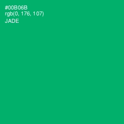 #00B06B - Jade Color Image