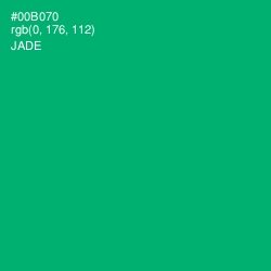 #00B070 - Jade Color Image