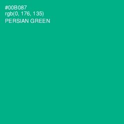 #00B087 - Persian Green Color Image