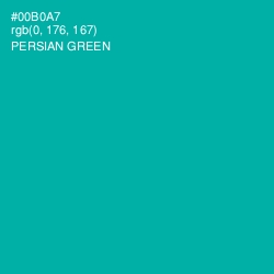 #00B0A7 - Persian Green Color Image