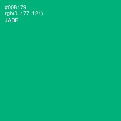 #00B179 - Jade Color Image