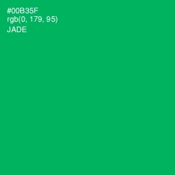 #00B35F - Jade Color Image