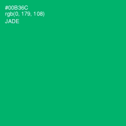 #00B36C - Jade Color Image