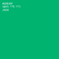 #00B36F - Jade Color Image