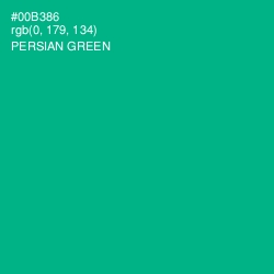 #00B386 - Persian Green Color Image