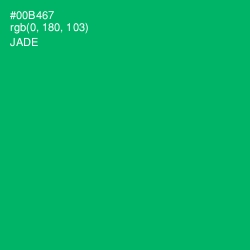 #00B467 - Jade Color Image