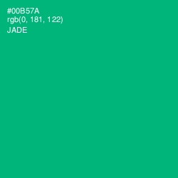 #00B57A - Jade Color Image
