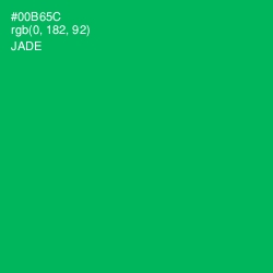 #00B65C - Jade Color Image