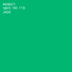 #00B671 - Jade Color Image