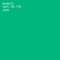 #00B67D - Jade Color Image