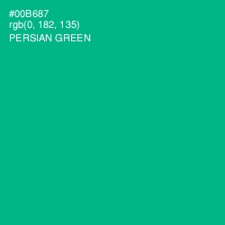 #00B687 - Persian Green Color Image