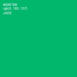 #00B76B - Jade Color Image