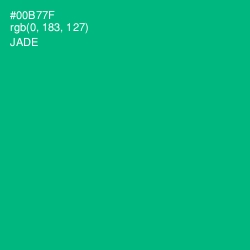 #00B77F - Jade Color Image