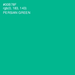 #00B78F - Persian Green Color Image
