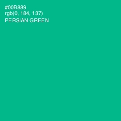 #00B889 - Persian Green Color Image