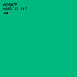 #00B97F - Jade Color Image