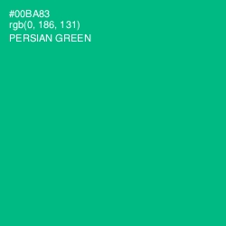 #00BA83 - Persian Green Color Image