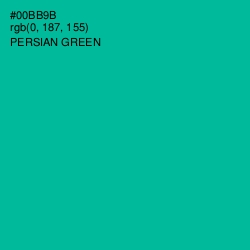 #00BB9B - Persian Green Color Image