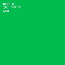 #00BC4E - Jade Color Image