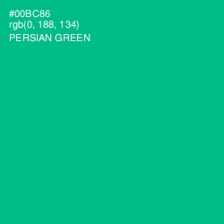 #00BC86 - Persian Green Color Image