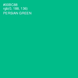 #00BC88 - Persian Green Color Image