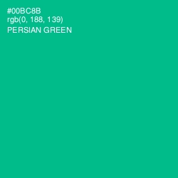 #00BC8B - Persian Green Color Image