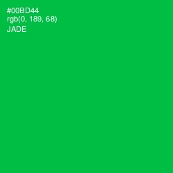 #00BD44 - Jade Color Image