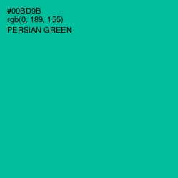 #00BD9B - Persian Green Color Image