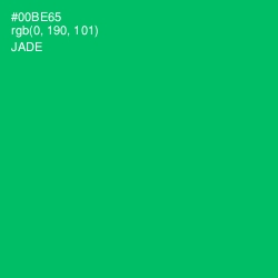 #00BE65 - Jade Color Image