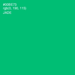 #00BE73 - Jade Color Image