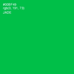 #00BF49 - Jade Color Image