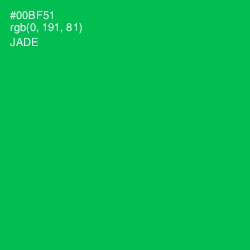 #00BF51 - Jade Color Image