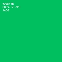 #00BF5E - Jade Color Image