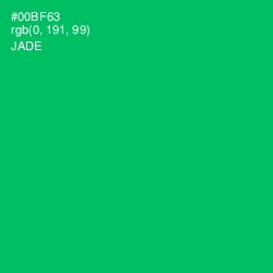 #00BF63 - Jade Color Image