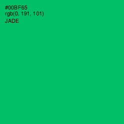 #00BF65 - Jade Color Image