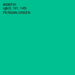 #00BF91 - Persian Green Color Image