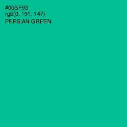 #00BF93 - Persian Green Color Image