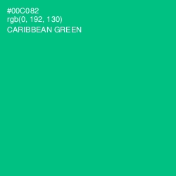 #00C082 - Caribbean Green Color Image