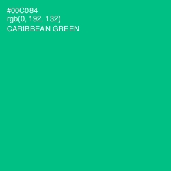 #00C084 - Caribbean Green Color Image