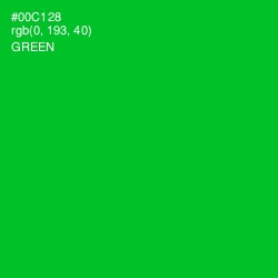 #00C128 - Green Color Image