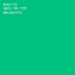 #00C17D - Malachite Color Image