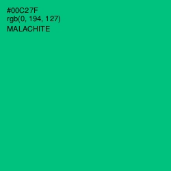 #00C27F - Malachite Color Image