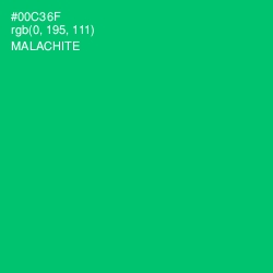 #00C36F - Malachite Color Image