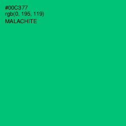 #00C377 - Malachite Color Image