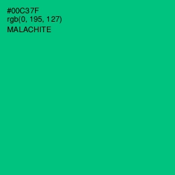 #00C37F - Malachite Color Image